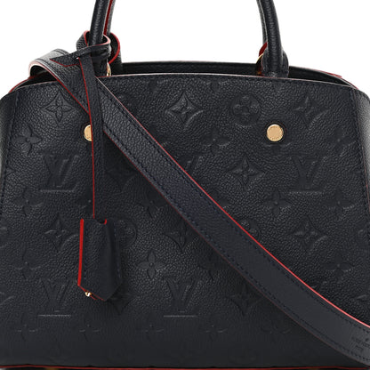 Louis Vuitton Empreinte Montaigne BB Marine Rouge 9 of 11