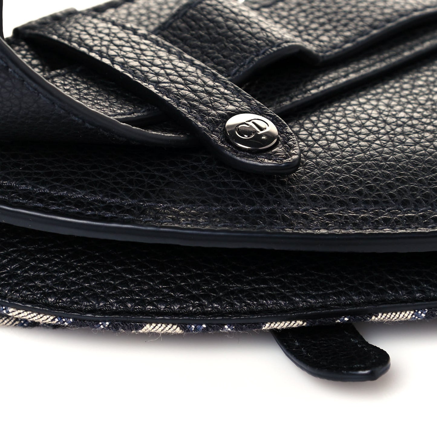 HOMME Oblique Saddle Belt Bag Blue