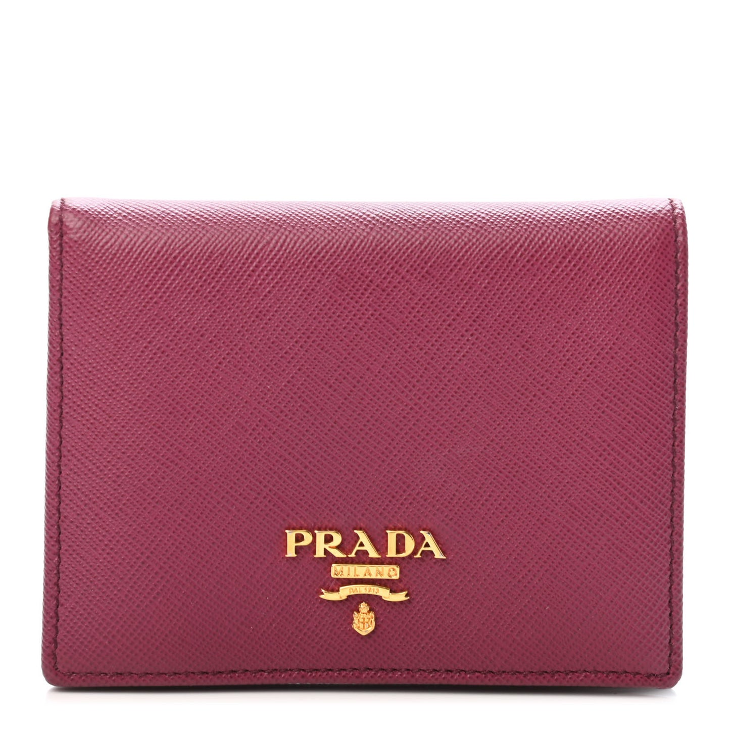 Saffiano Metal Bi-Fold Wallet Ibisco