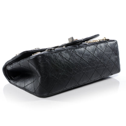 Chanel Aged Calfskin Lucky Charms 2.55 Reissue 225 Flap Black 4 of 9