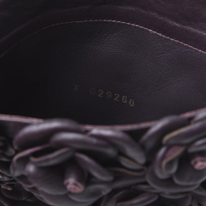 Chanel Calfskin Camellia Boots 40 Bordeaux 7 of 7