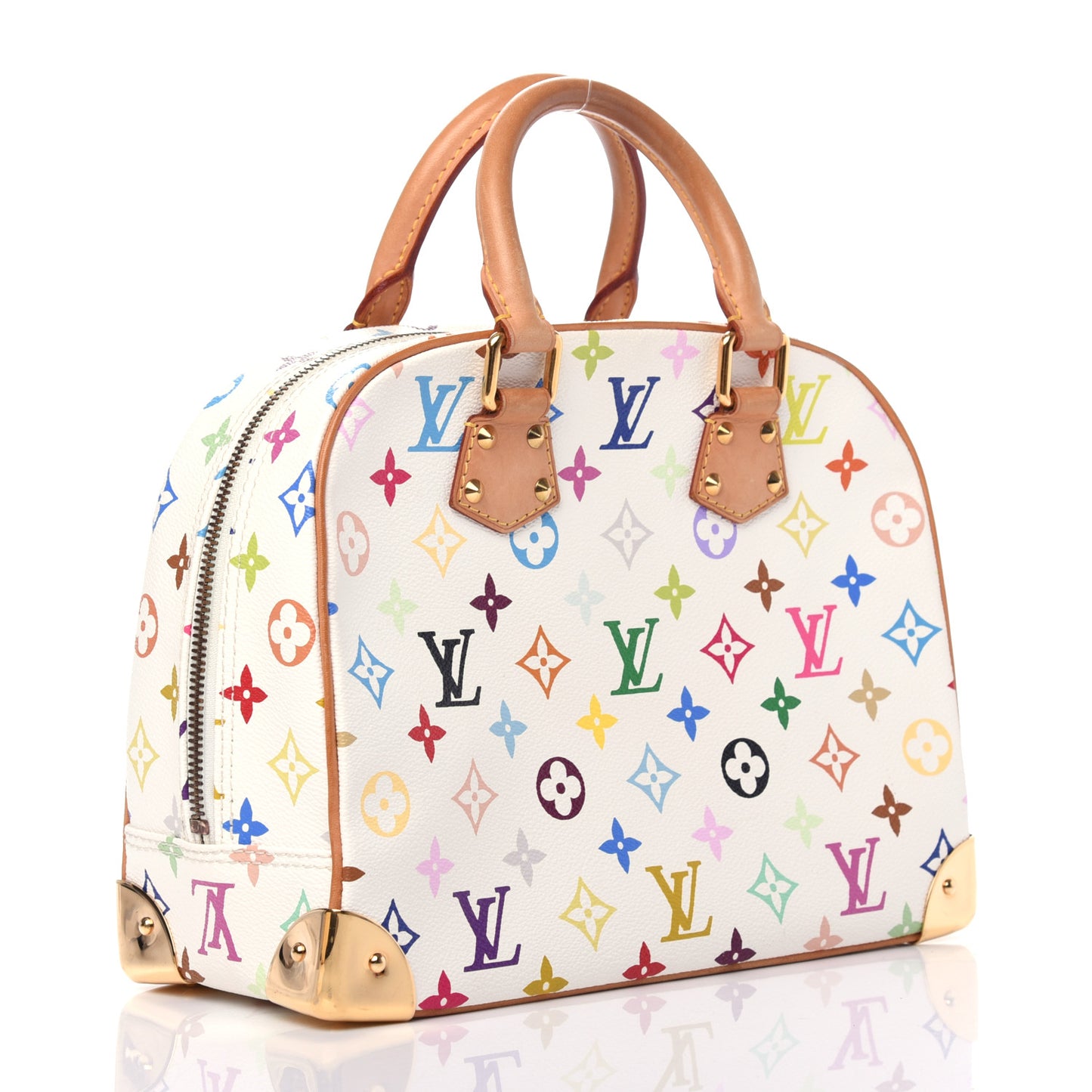 Monogram Multicolor Trouville White