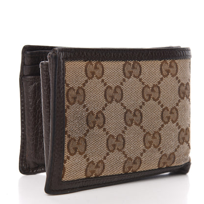 Gucci Monogram Bi-Fold ID Wallet Dark Brown 3 of 8