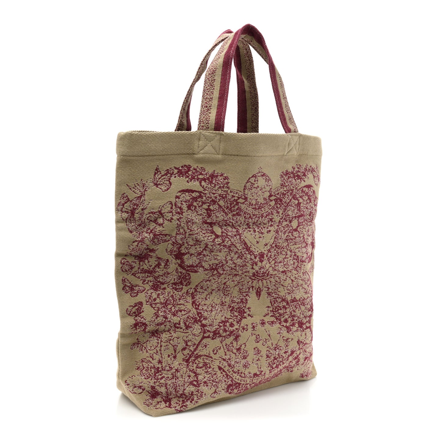 Canvas Print Cruise 2024 Mexico City Tote Ivory Burgundy