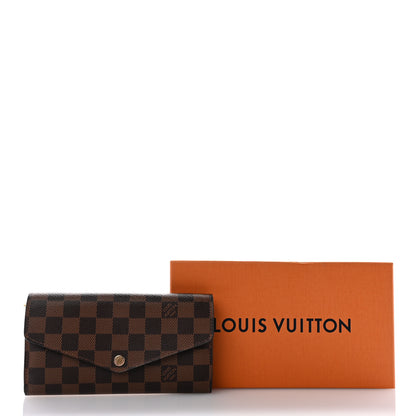 Louis Vuitton Damier Ebene Sarah Wallet NM 10 of 10