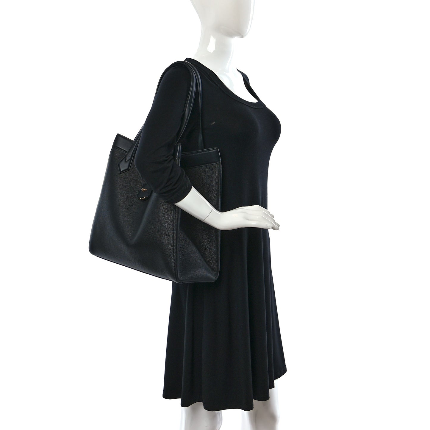 Vitello Cher Grace Large Fendi Origami Black