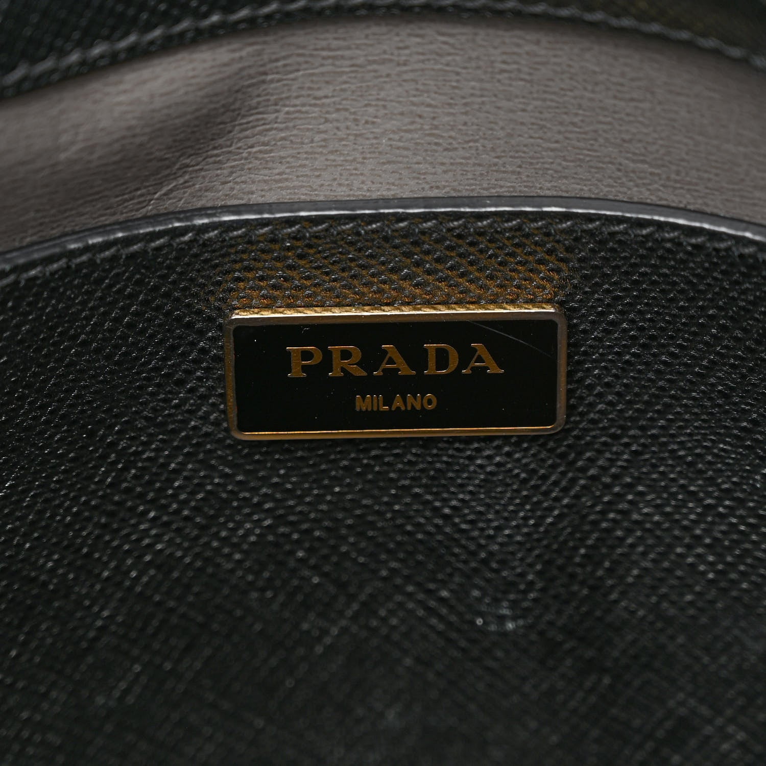 Prada Saffiano Metal Zip Tote Black 6 of 9