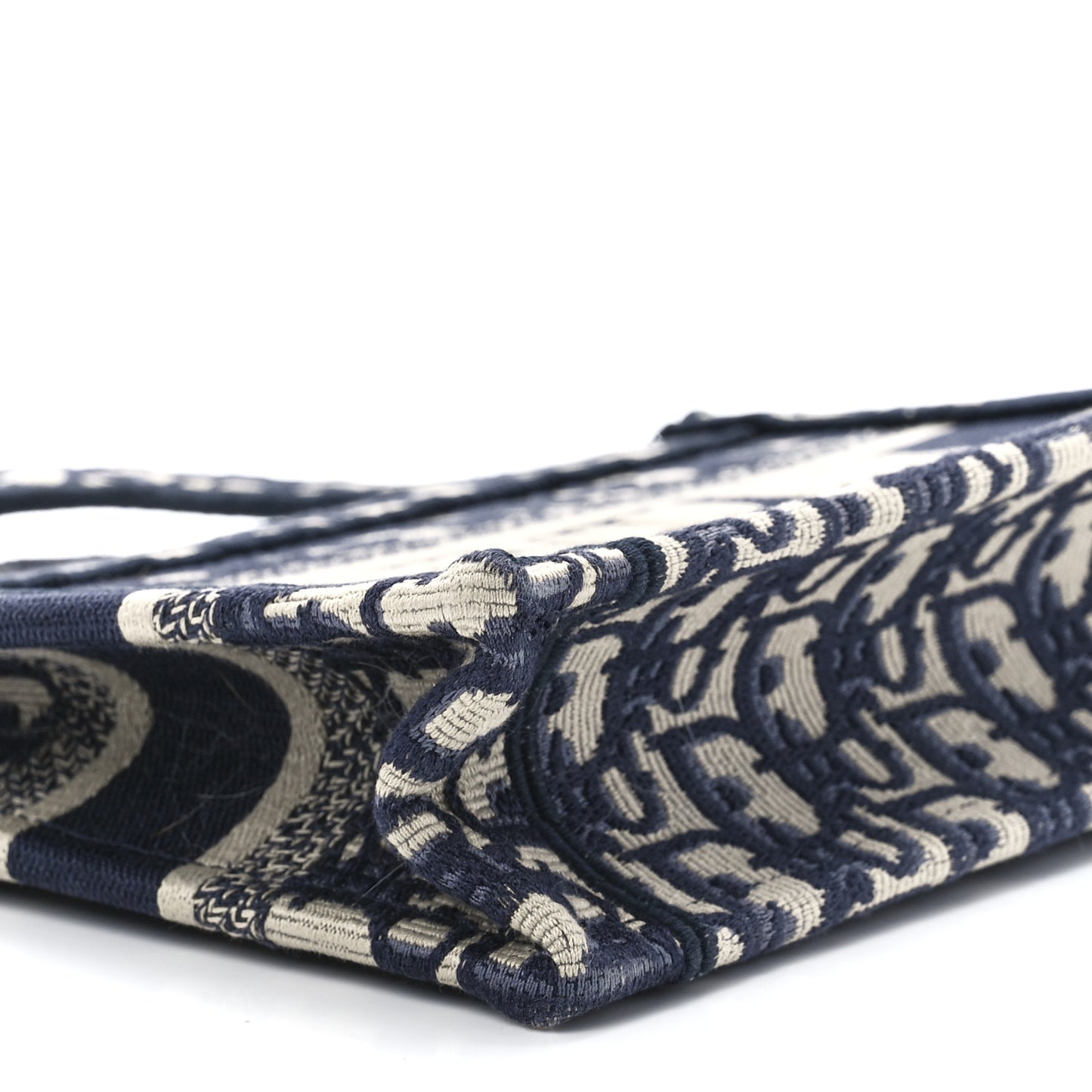 Oblique Mini Book Tote Blue Multicolor