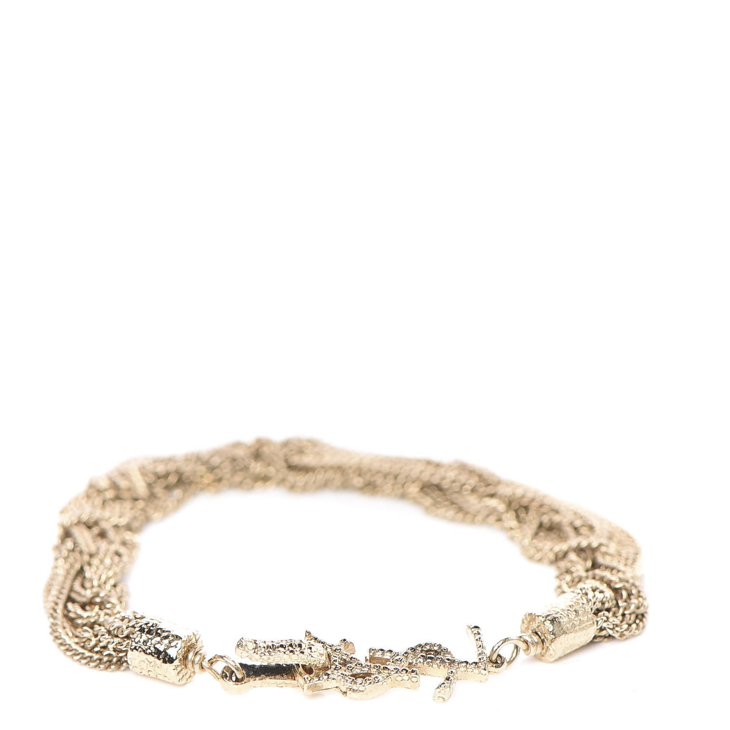 Lou Lou Twisted Chains Bracelet Gold