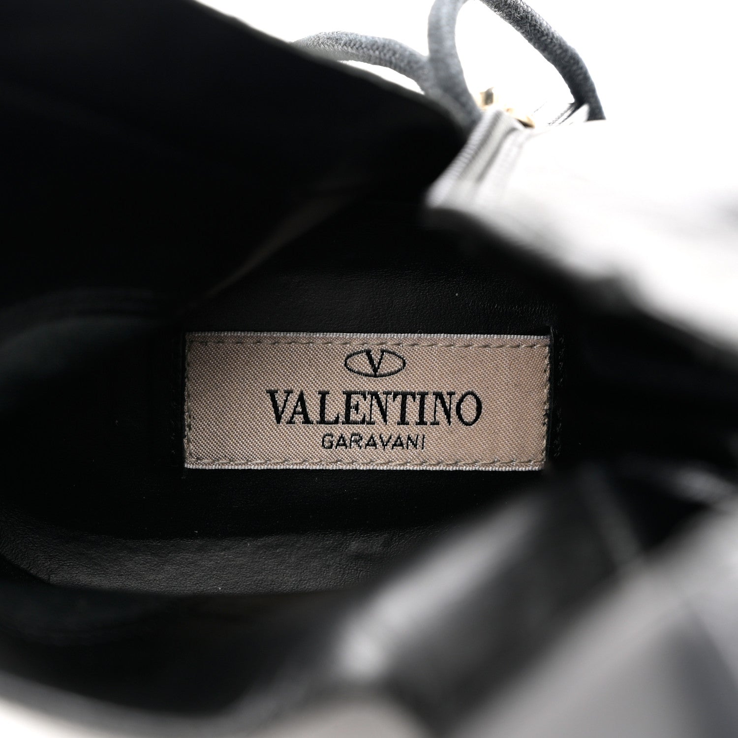 Valentino Garavani Calfskin Soul Rockstud Split Knee High Boots Black 38.5 Black 7 of 9