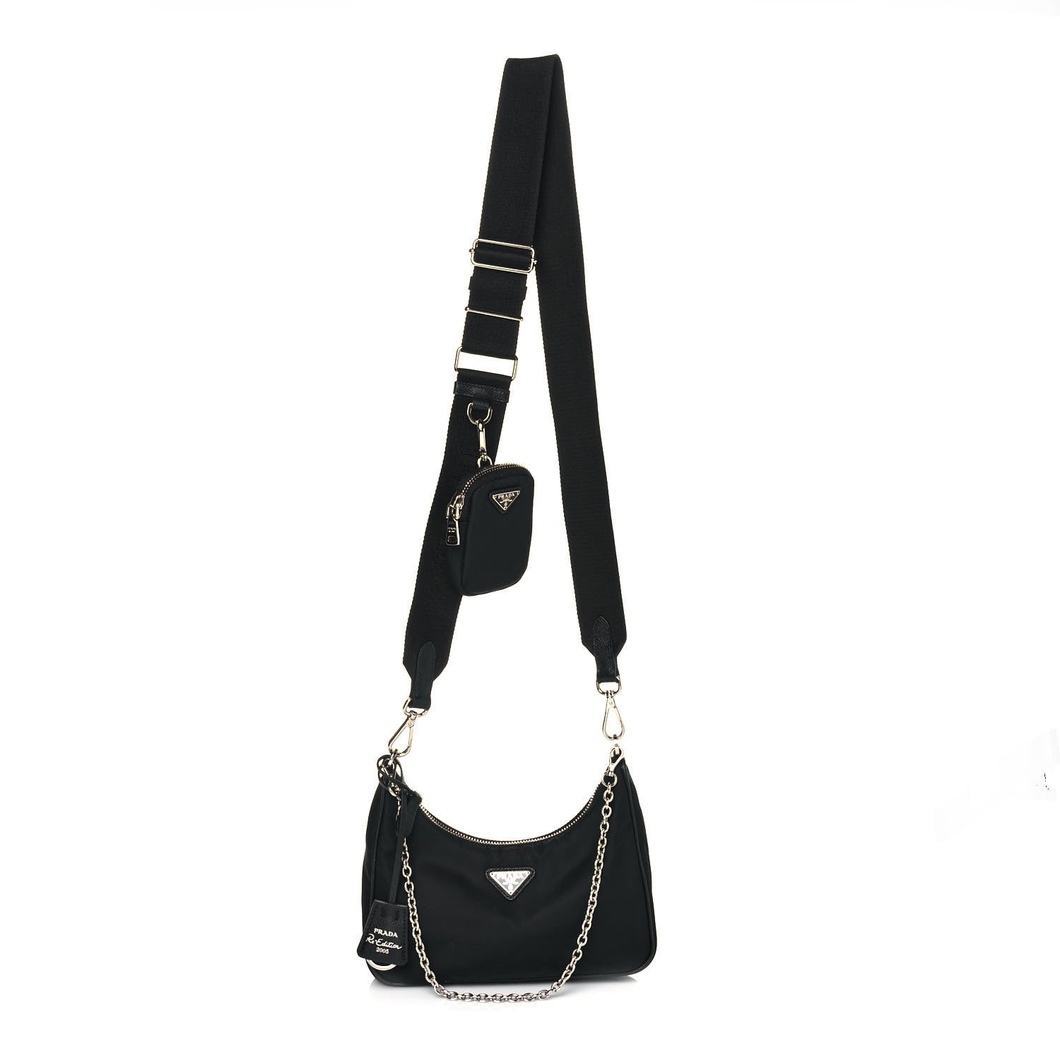 Prada Nylon Re-Edition 2005 Shoulder Bag Black 1 of 15