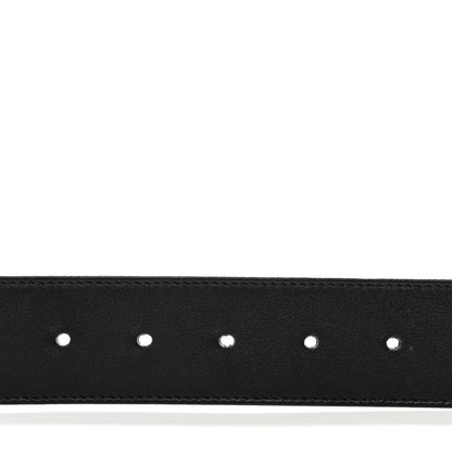 Gucci Moon Calfskin Pearl Double G 40mm Belt 85 34 Black Cream 4 of 5