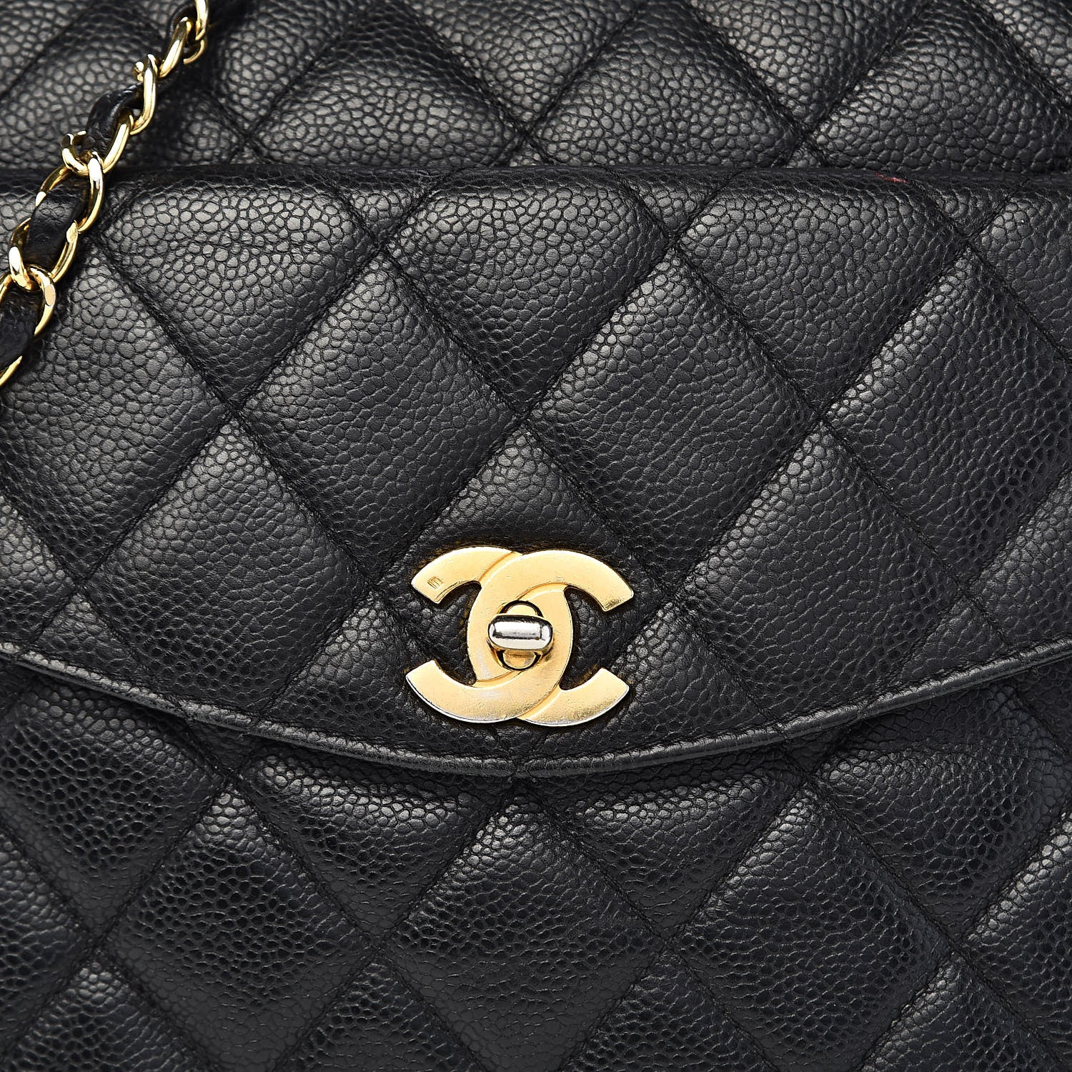 Chanel Caviar Quilted Flap Shoulder Bag Black 16 of 16