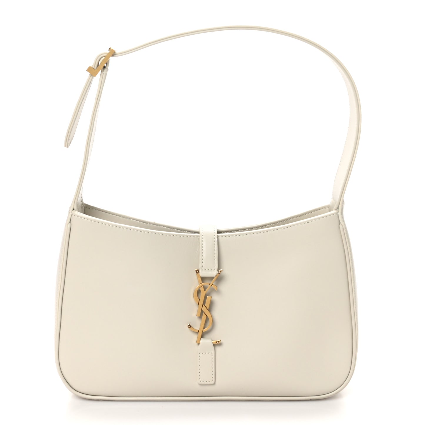 Smooth Calfskin Le 5 A 7 Hobo Blanc Vintage