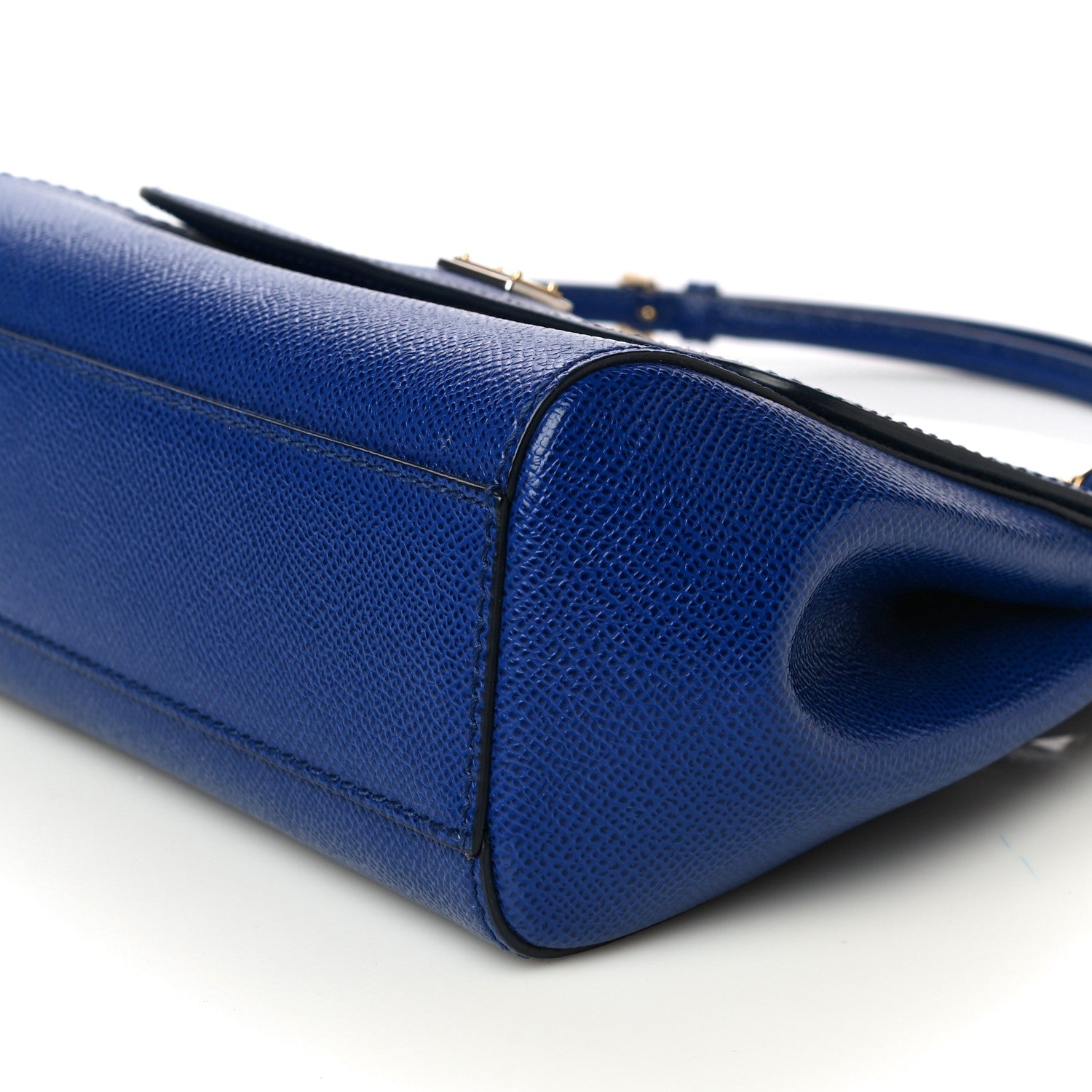 Dolce & Gabbana Dauphine Small Miss Sicily Satchel Bleuette Scuro 9 of 10