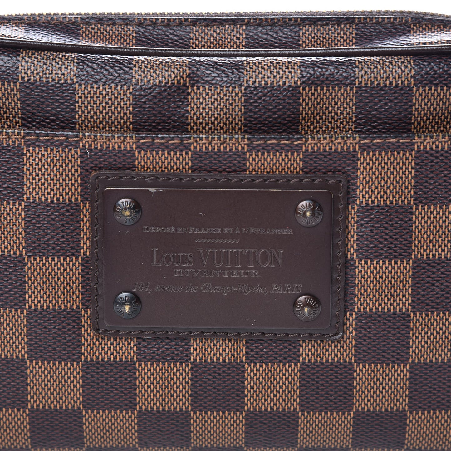 Damier Ebene Brooklyn Bum Bag