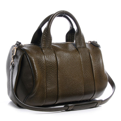 Alexander Wang Leather Rocco Duffel Bag Olive 3 of 6