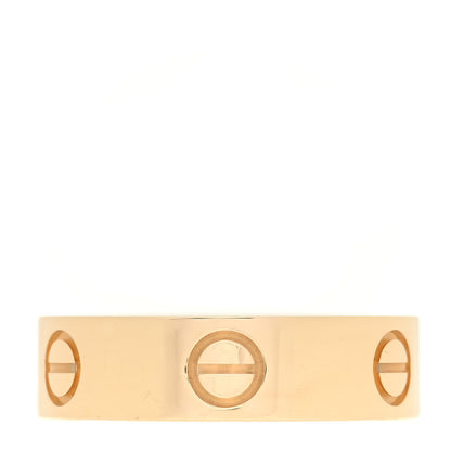 Cartier 18K Yellow Gold 5.5mm LOVE Ring 55 7.25 3 of 5