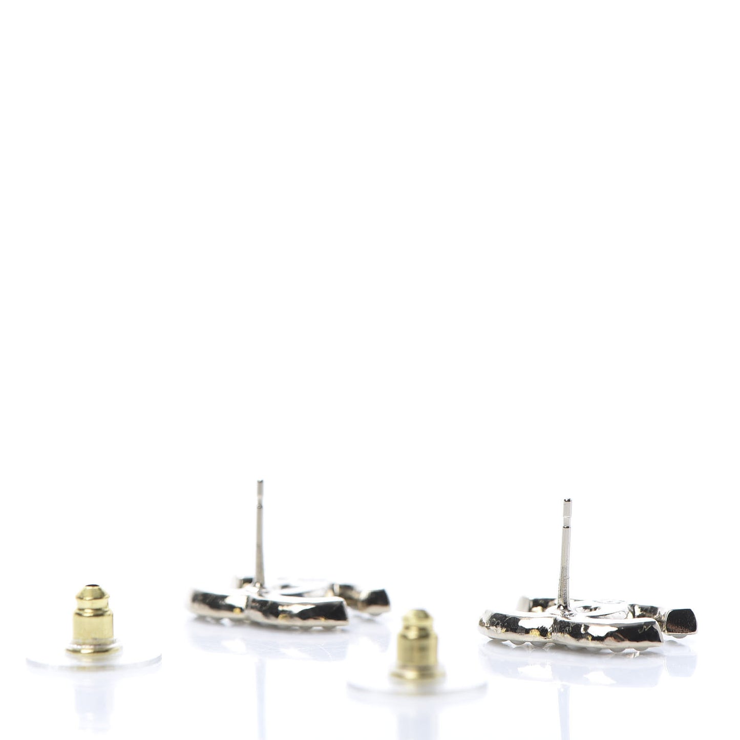 Pearl CC Earrings Gold