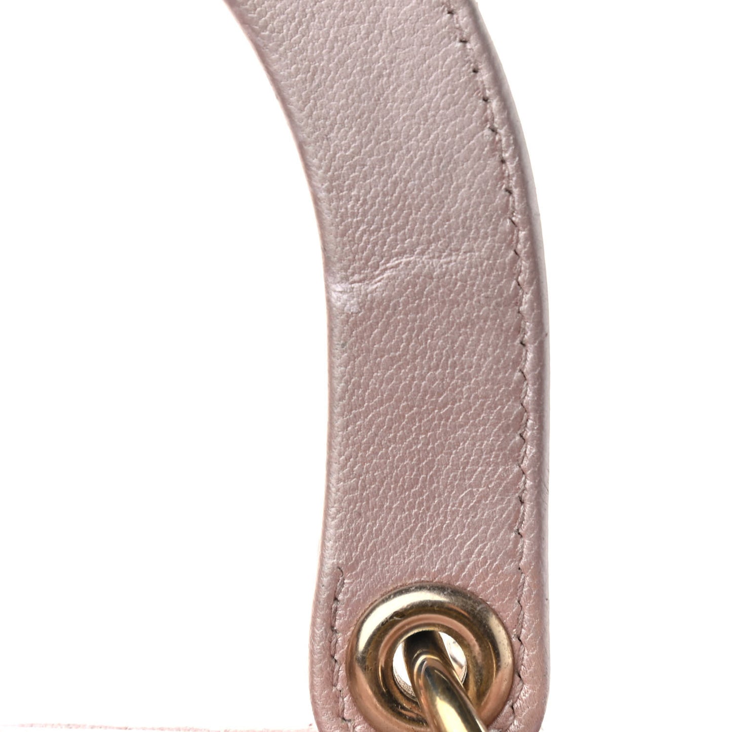 Pearly Lambskin Cannage Medium Lady Dior Lotus
