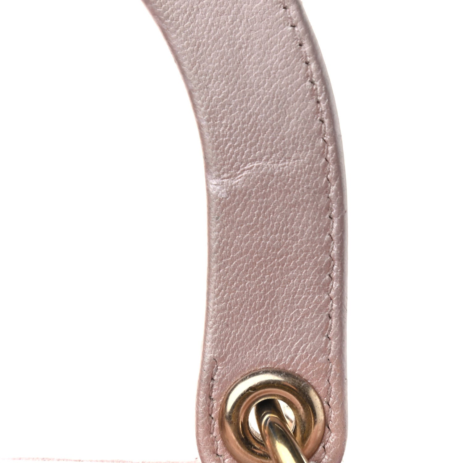 Christian Dior Pearly Lambskin Cannage Medium Lady Dior Lotus 9 of 11