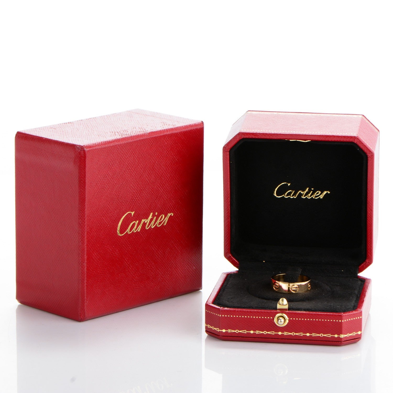 Cartier 18K Yellow Gold 5.5mm LOVE Ring 52 6 5 of 5