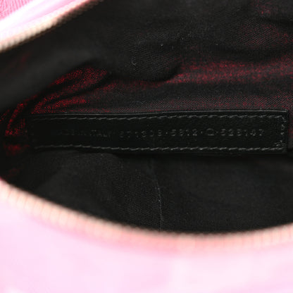Balenciaga Denim BB Monogram Le Cagole Shoulder Bag XS Pink 8 of 11