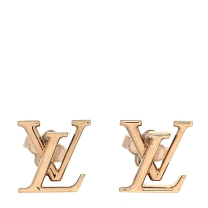 Louis Vuitton Metal LV Iconic Earrings Gold 1 of 5