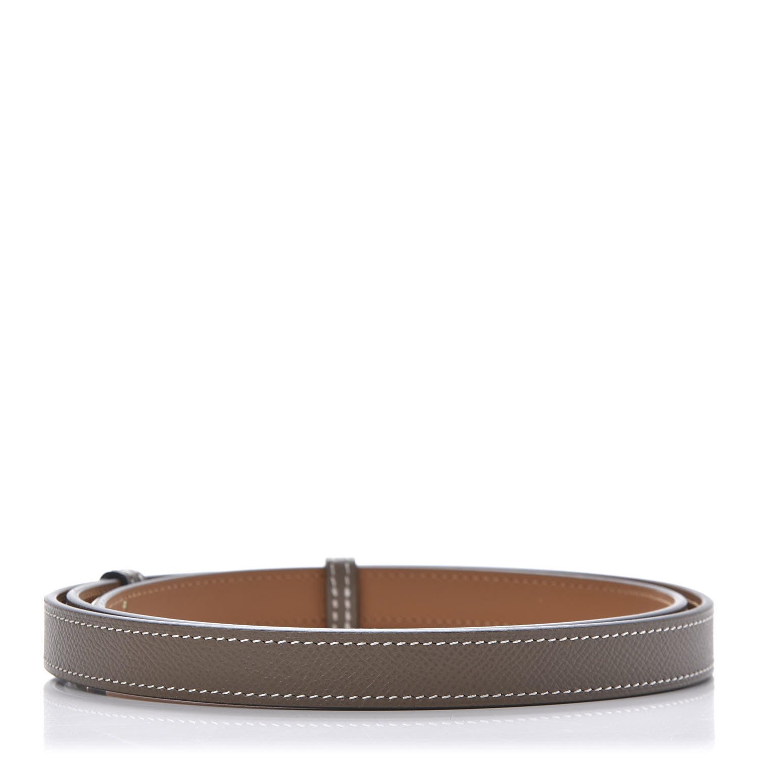 Hermes Epsom Kelly Belt Etoupe 2 of 5