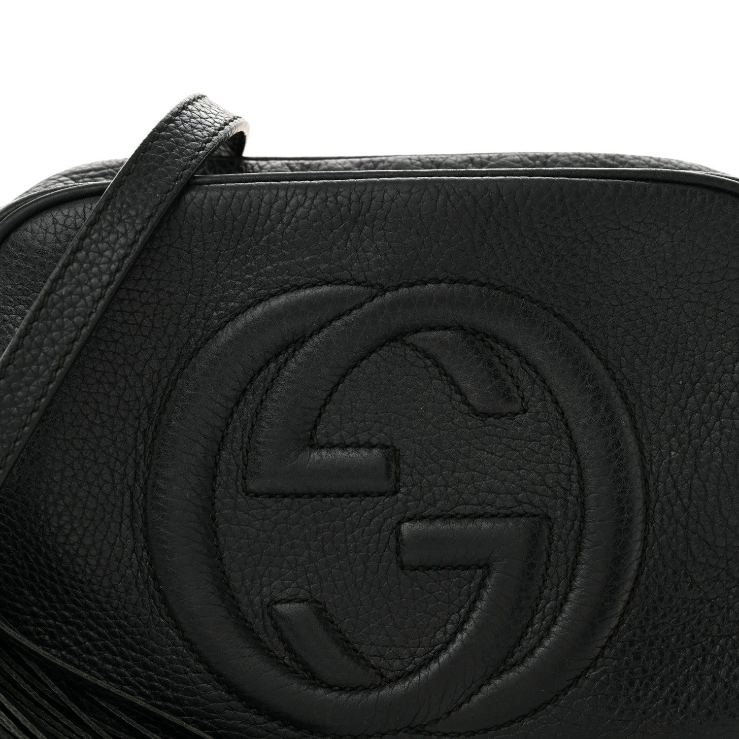 Gucci Pebbled Calfskin Small Soho Disco Bag Black 8 of 16