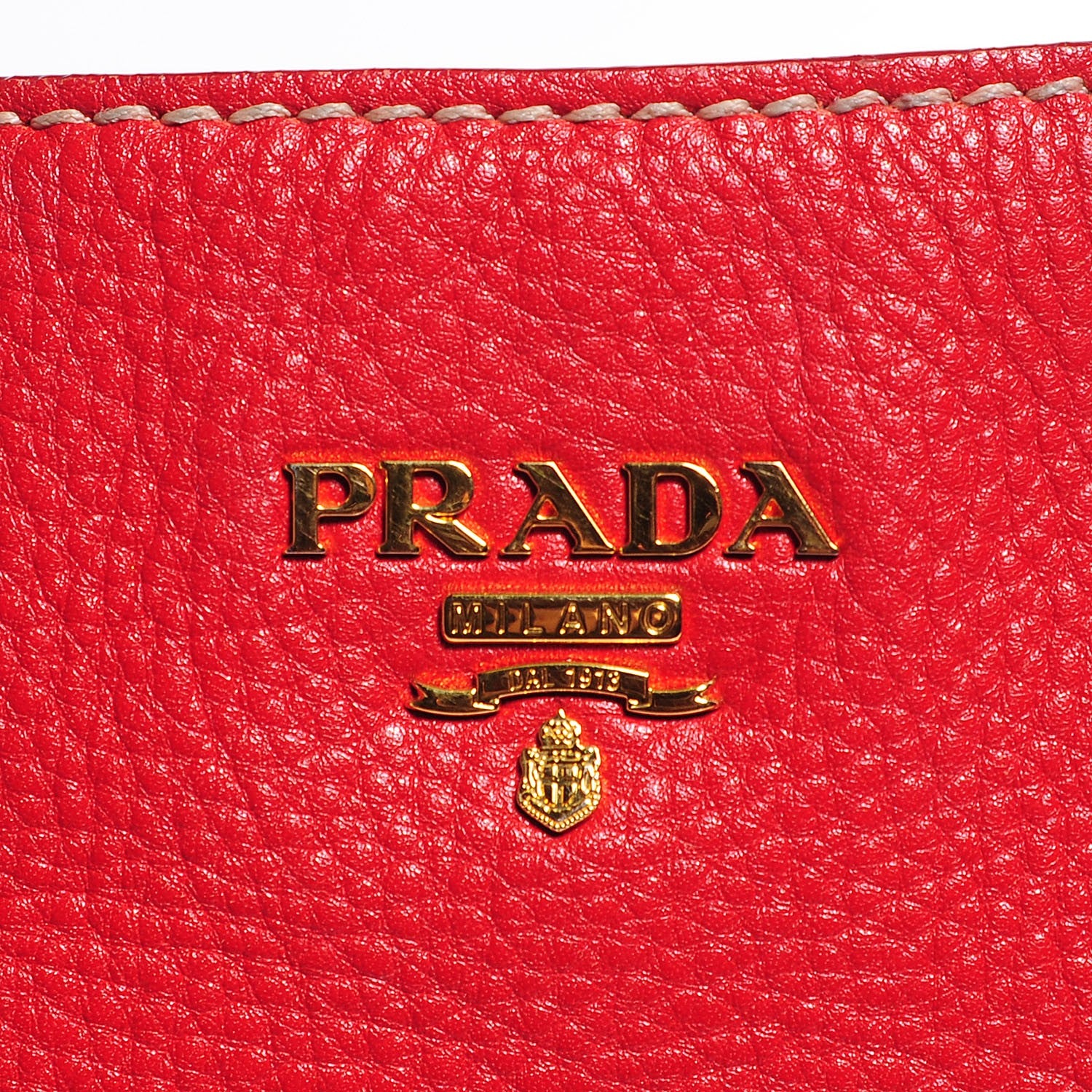 Prada Vitello Daino Hobo Fuoco 5 of 12