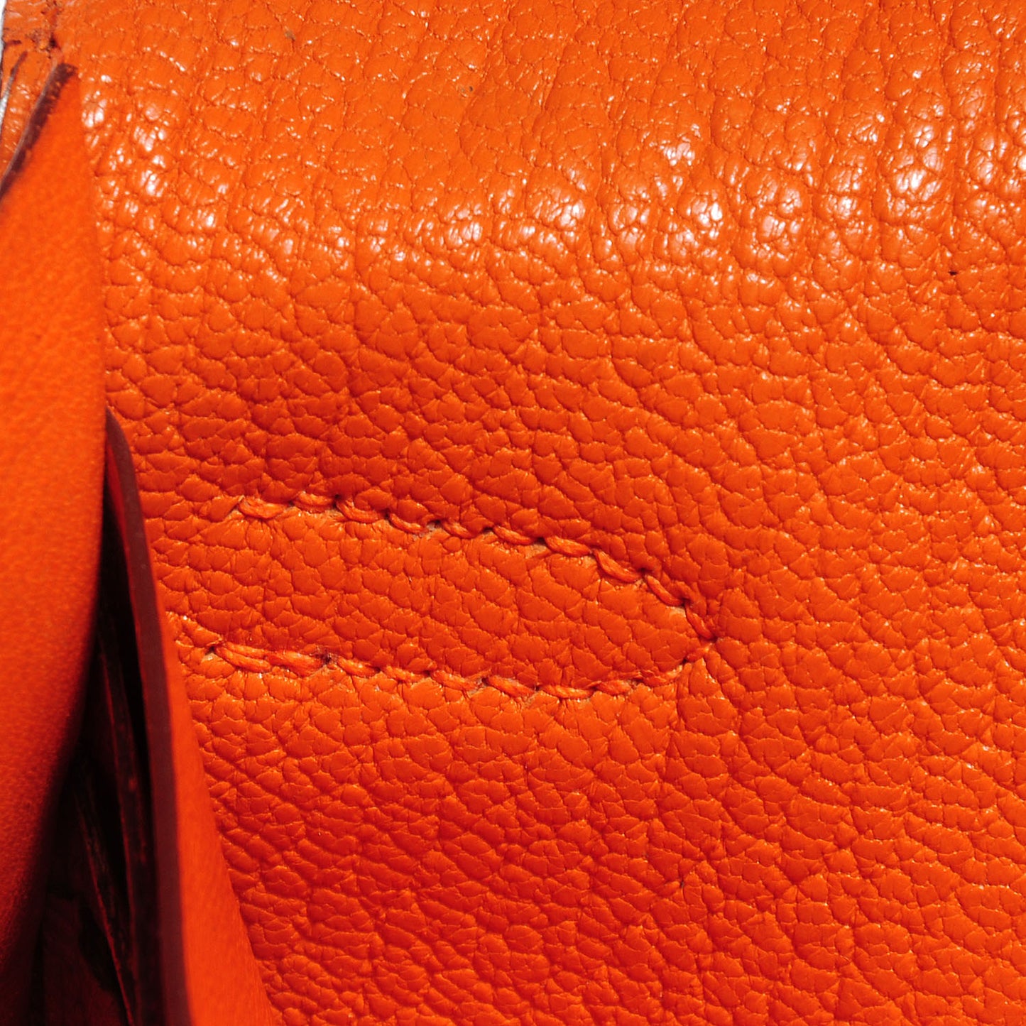 Chevre Mysore Kelly Longue Wallet Orange