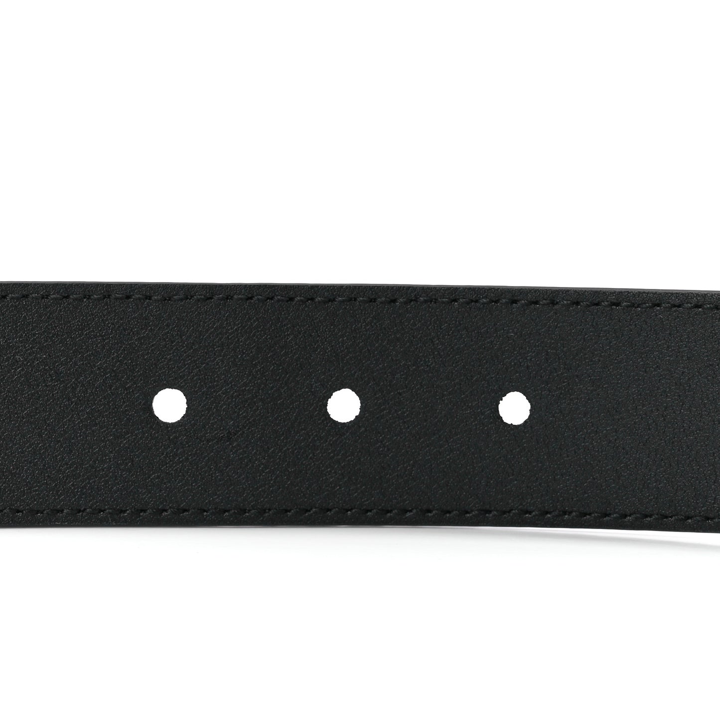 Calfskin Interlocking G Buckle Belt 65 26 Black