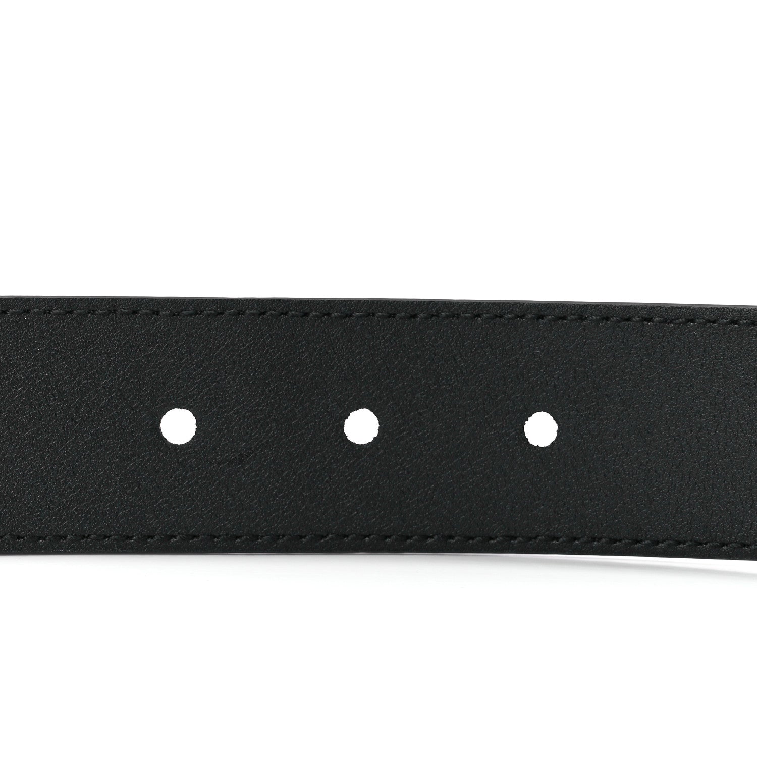 Gucci Calfskin Interlocking G Buckle Belt 65 26 Black 4 of 5