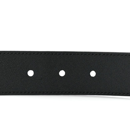 Gucci Calfskin Interlocking G Buckle Belt 65 26 Black 4 of 5