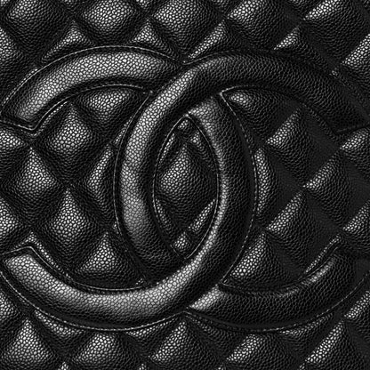 Chanel Caviar Quilted Medallion Tote Black 8 of 12