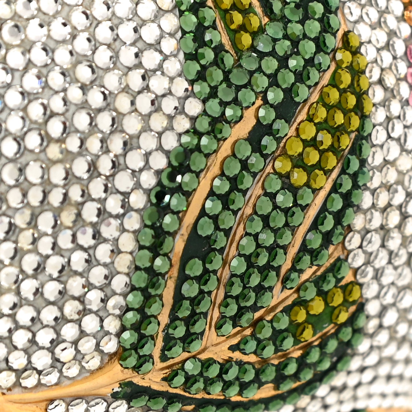 Crystal Rose Egg Minaudiere Clutch Multicolor