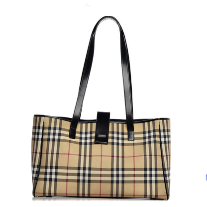 Burberry House Check Large Tote Black 1 of 7