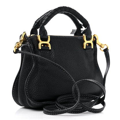 Chloe Calfskin Mini Marcie Satchel Black 3 of 9