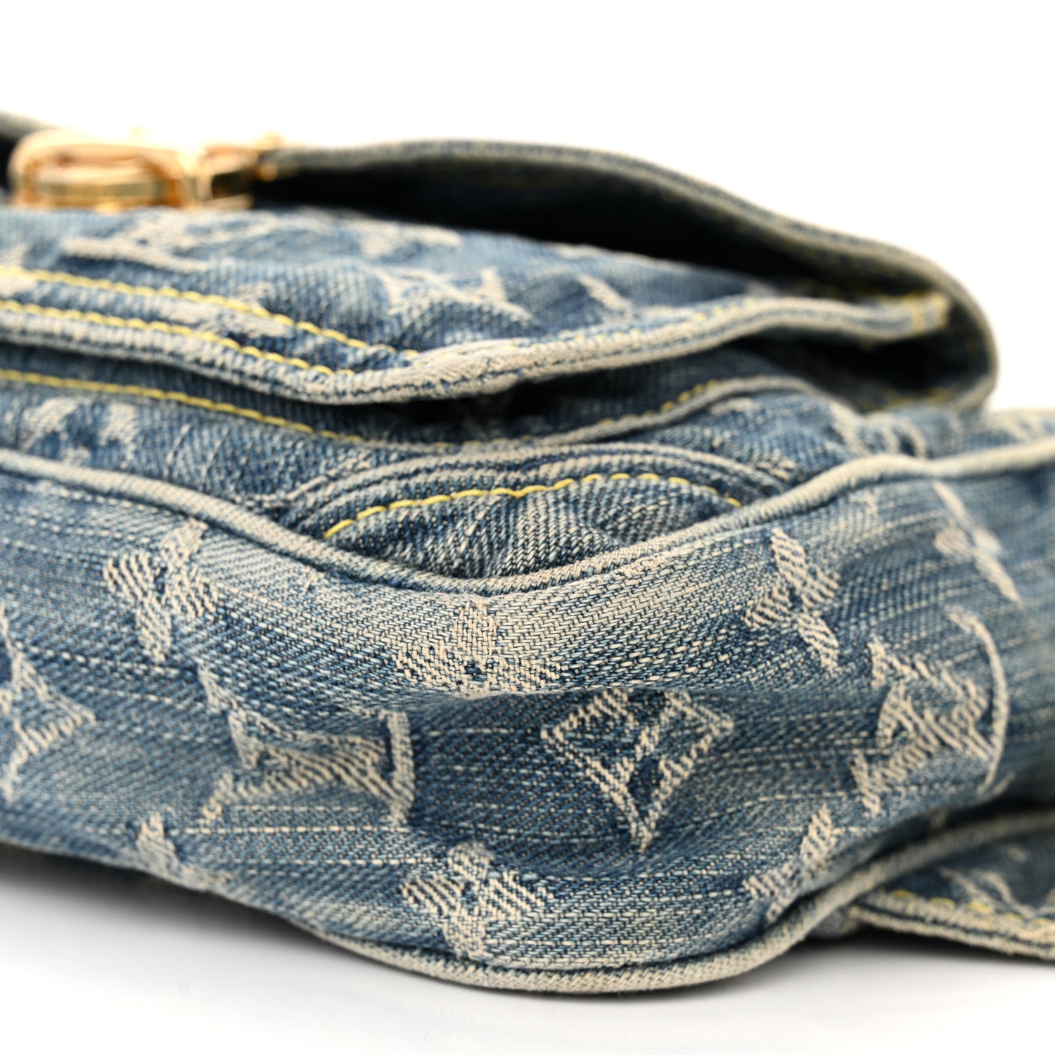 Louis Vuitton Monogram Denim Bum Bag Blue 9 of 9