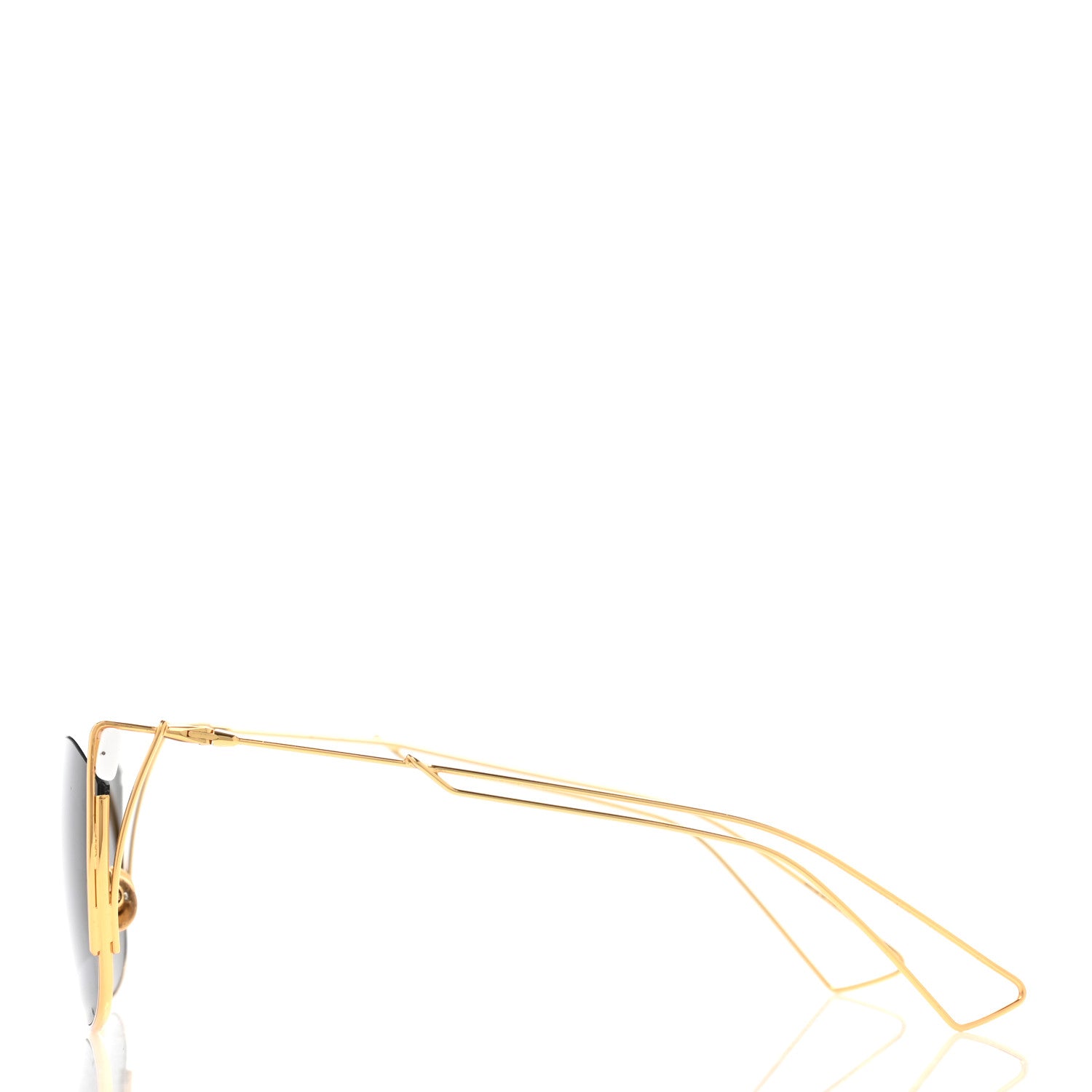 Christian Dior Metal So Electric Sunglasses Gold White 3 of 8
