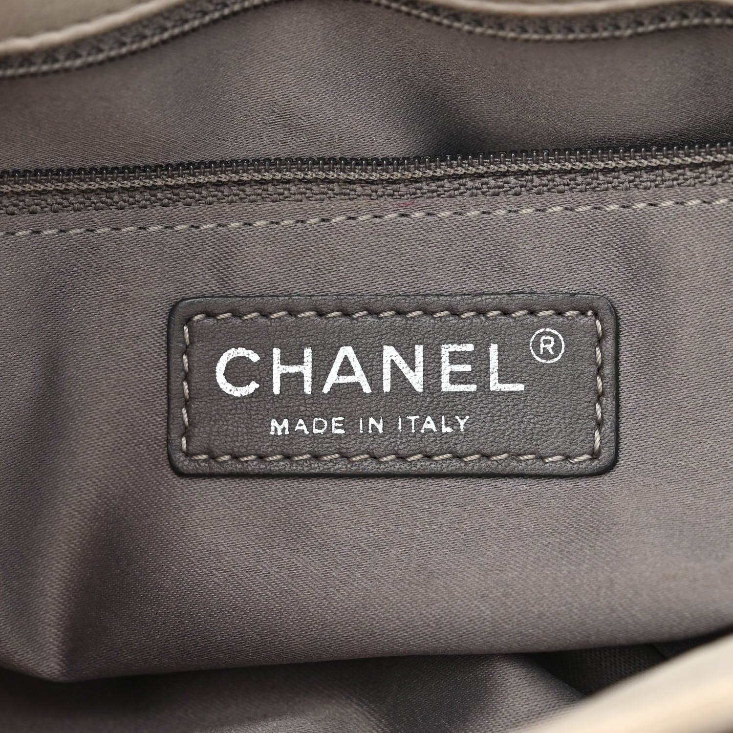 Chanel Lambskin Quilted Jumbo Chanel 3 Flap Light Grey 7 of 22