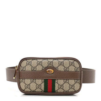 Gucci GG Supreme Monogram Ophidia Belted iPhone Case 85 34 Dark Brown 1 of 12