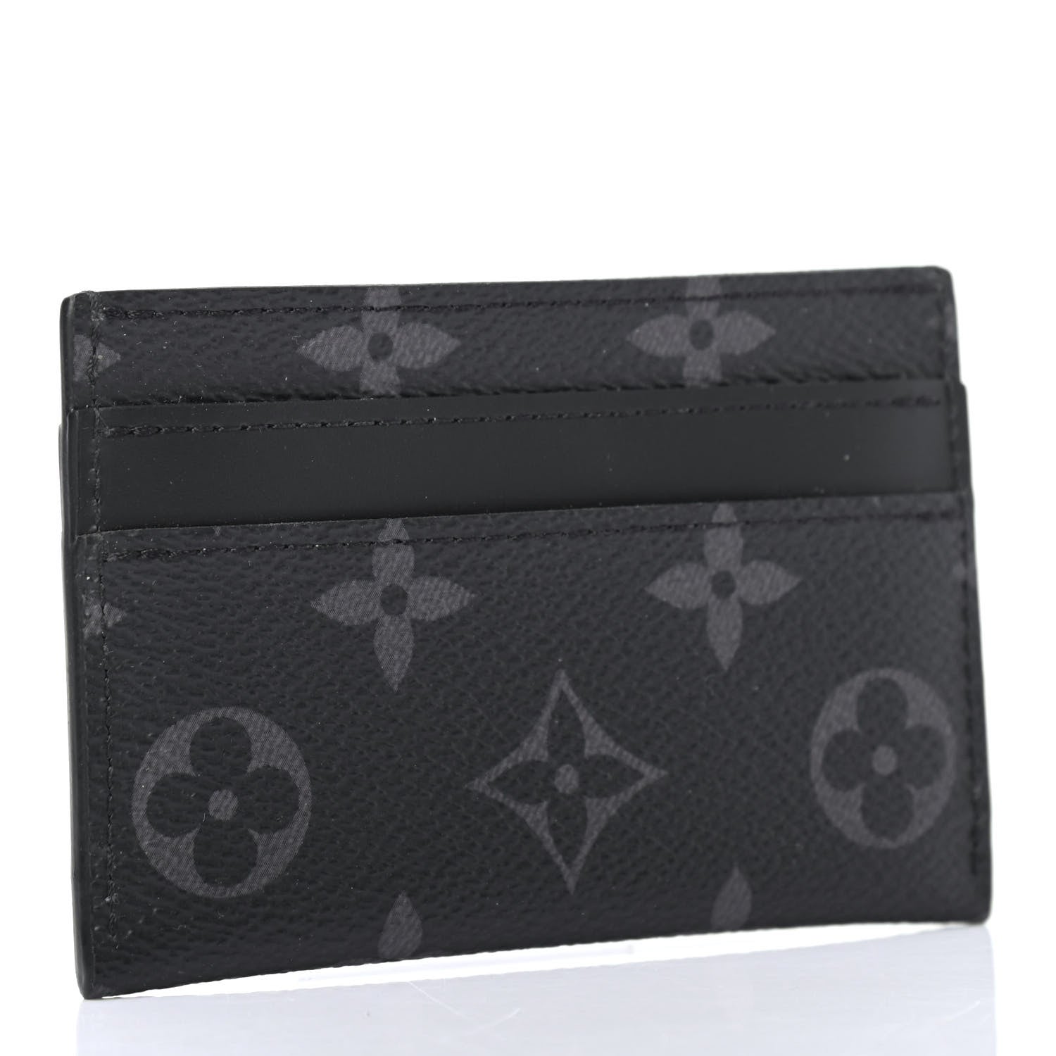 Louis Vuitton Monogram Eclipse Porte-Cartes Double Card Holder 2 of 4