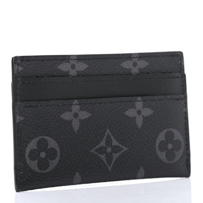 Louis Vuitton Monogram Eclipse Porte-Cartes Double Card Holder 2 of 4