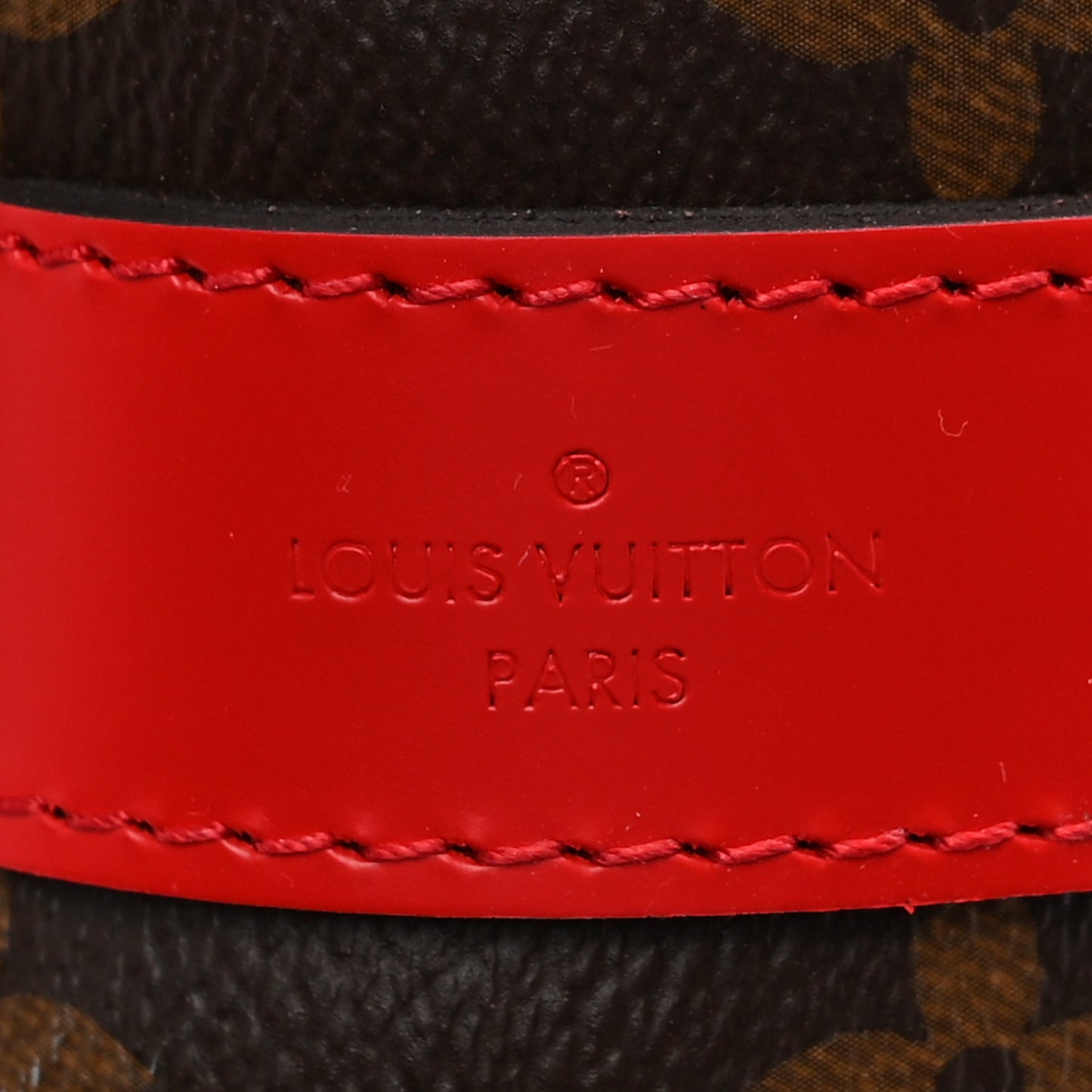 Calfskin Monogram Keepall Bandouliere 50 Coquelicot