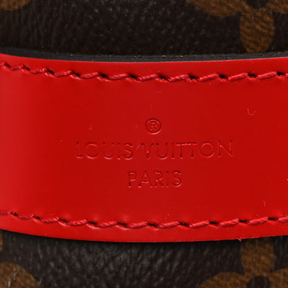 Louis Vuitton Calfskin Monogram Keepall Bandouliere 50 Coquelicot 5 of 10