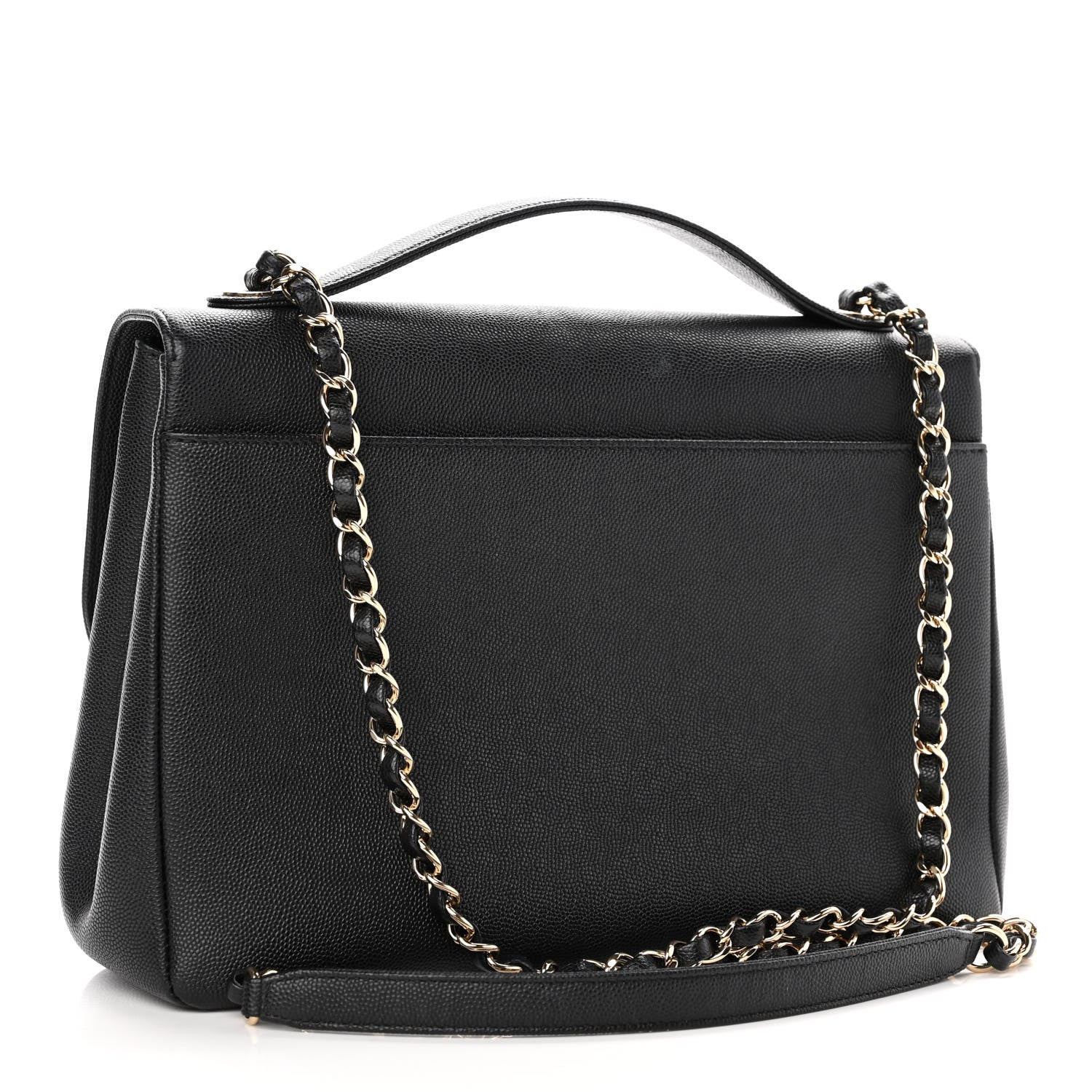 Chanel Caviar Quilted Large Business Affinity Flap Black 2 of 10
