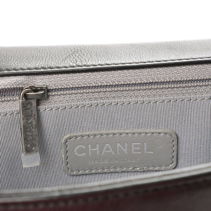 Chanel Calfskin Double Stitch Large Boy Flap Black 6 of 8
