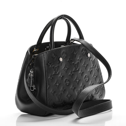 Louis Vuitton Empreinte Studded Montaigne BB Platine 3 of 7